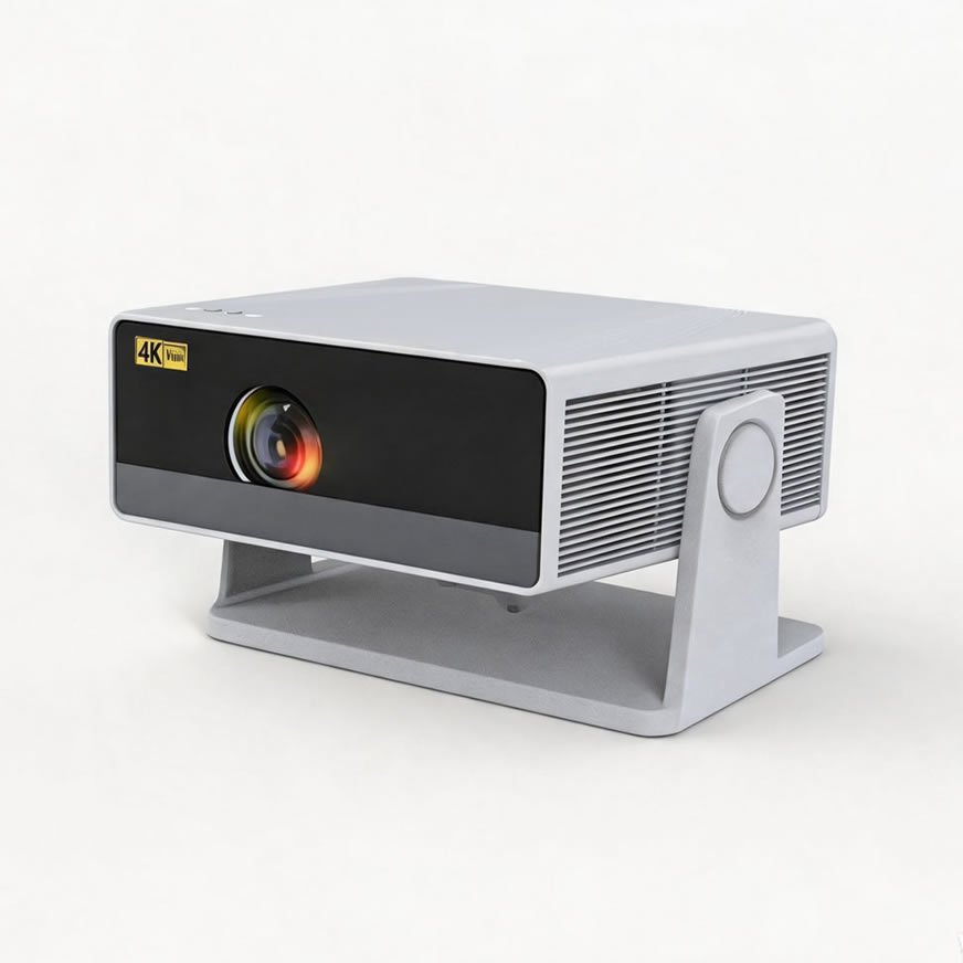 X20-H723 Projecteur Auto Focus Natif 1080P, Projecteur Intelligent Ultra HD à Courte Focalisation 4 Pouces, Android 14 WiFi6 Bluetooth 5.4, Projecteur Silencieux Double Usage Maison et Bureau